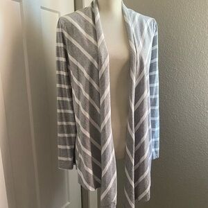Ann Taylor Loft Long Sleeve Poncho Wrap Open Front